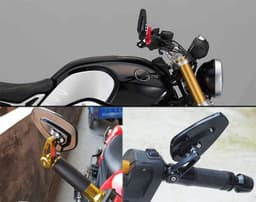 image-Motorcycle modified aluminum alloy rearview mirror