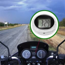 image-Waterproof car clock watch for motorcycle and electric vehicle can be pasted