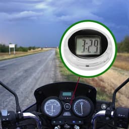 image-Waterproof car clock watch for motorcycle and electric vehicle can be pasted