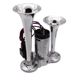 image-Car And Motorcycle Modified 12V/24V Double Pipe Conjoined Electric Horn With Air Pump
