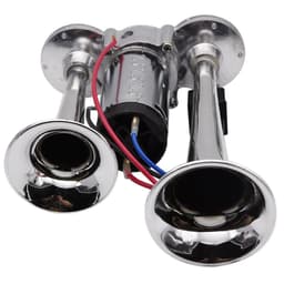 image-Car And Motorcycle Modified 12V/24V Double Pipe Conjoined Electric Horn With Air Pump