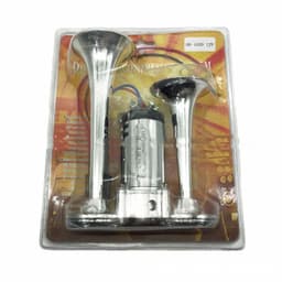 image-Car And Motorcycle Modified 12V/24V Double Pipe Conjoined Electric Horn With Air Pump