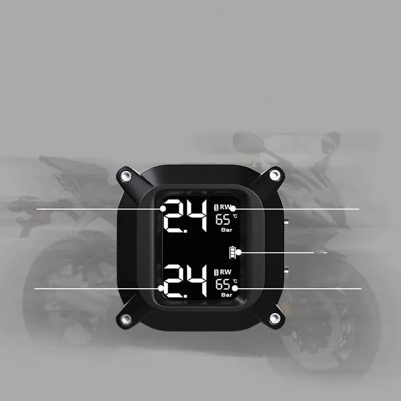 image-Motorcycle Wireless Tire Pressure Monitoring System