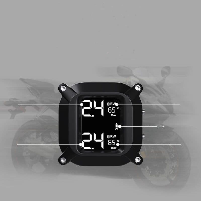 image-Motorcycle Wireless Tire Pressure Monitoring System