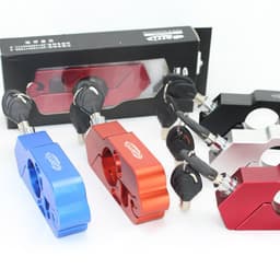 image-Motorcycle Lock Anti-Theft Lock Aluminum Alloy Handlebar Horn Lock