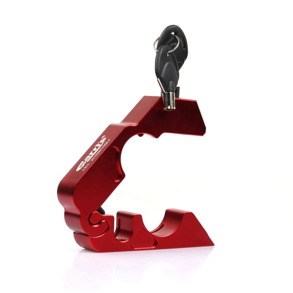 image-Motorcycle Lock Anti-Theft Lock Aluminum Alloy Handlebar Horn Lock