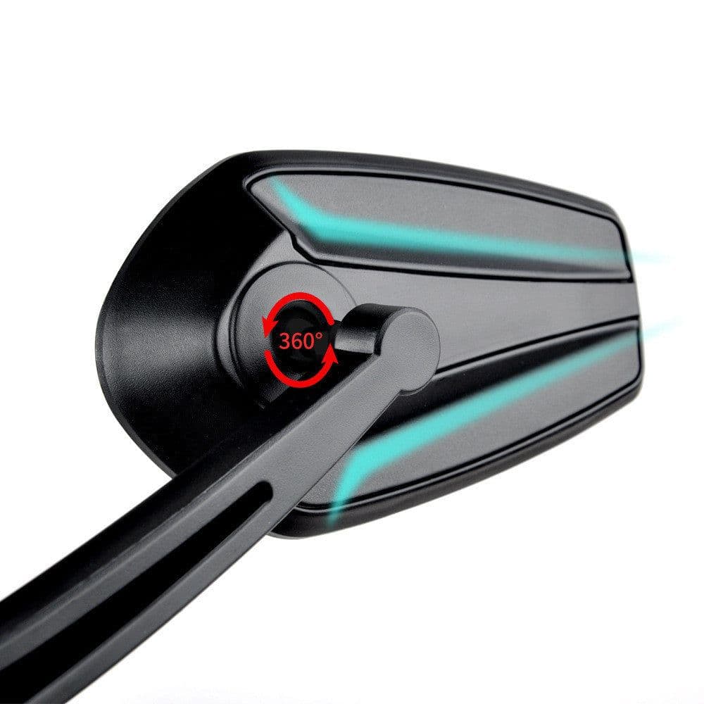 image-Bicycle Mirror Mountain Bike Electric Bike HD Wide Angle Rearview Mirror