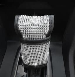 image-Car steering wheel handle set Four seasons universal really cute feminine cartoon leather anti-slip handle