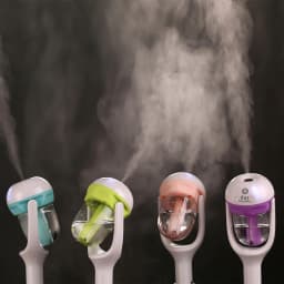 image-Mini 12V Car Steam Humidifier Air Purifier Aroma Diffuser Essential Oil Diffuser Car Humidifier