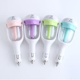 image-Mini 12V Car Steam Humidifier Air Purifier Aroma Diffuser Essential Oil Diffuser Car Humidifier