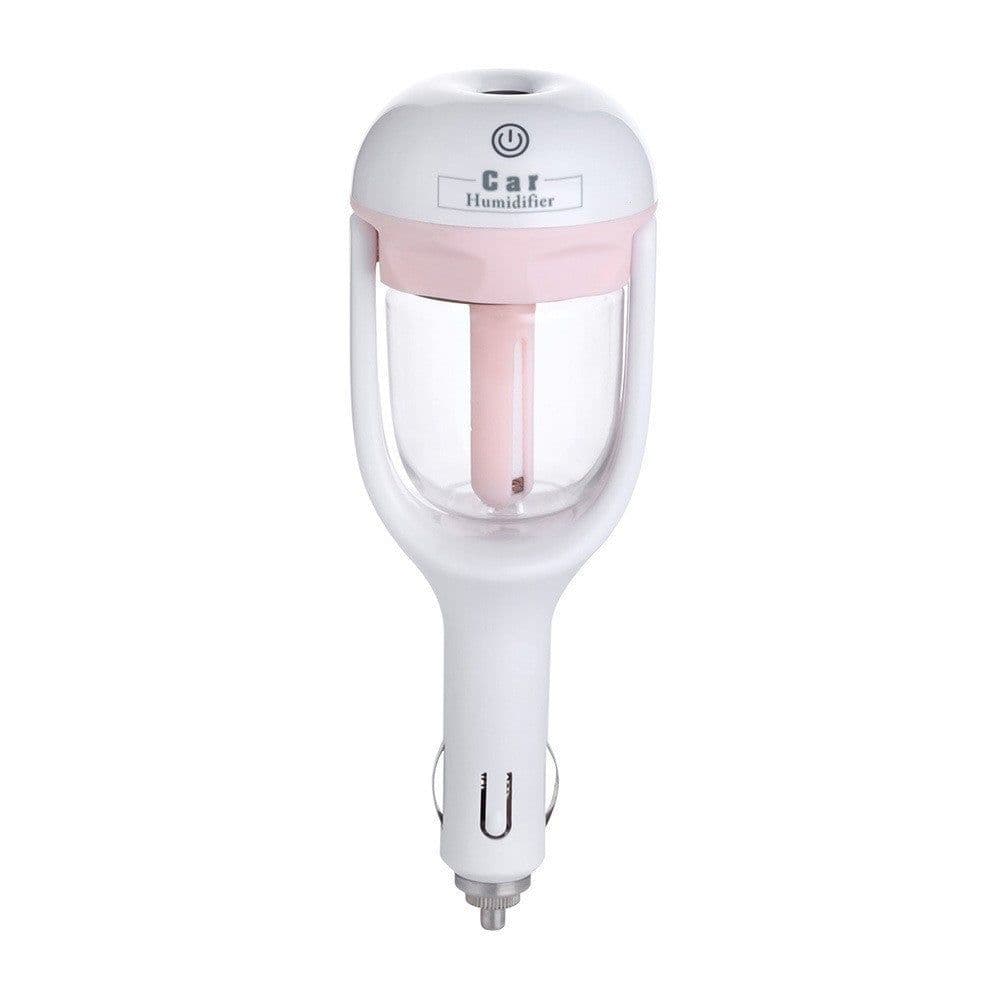 image-Mini 12V Car Steam Humidifier Air Purifier Aroma Diffuser Essential Oil Diffuser Car Humidifier