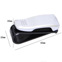 image-Car Sun Visor Glasses Sunglasses Ticket Receipt Card Clip Storage Holder