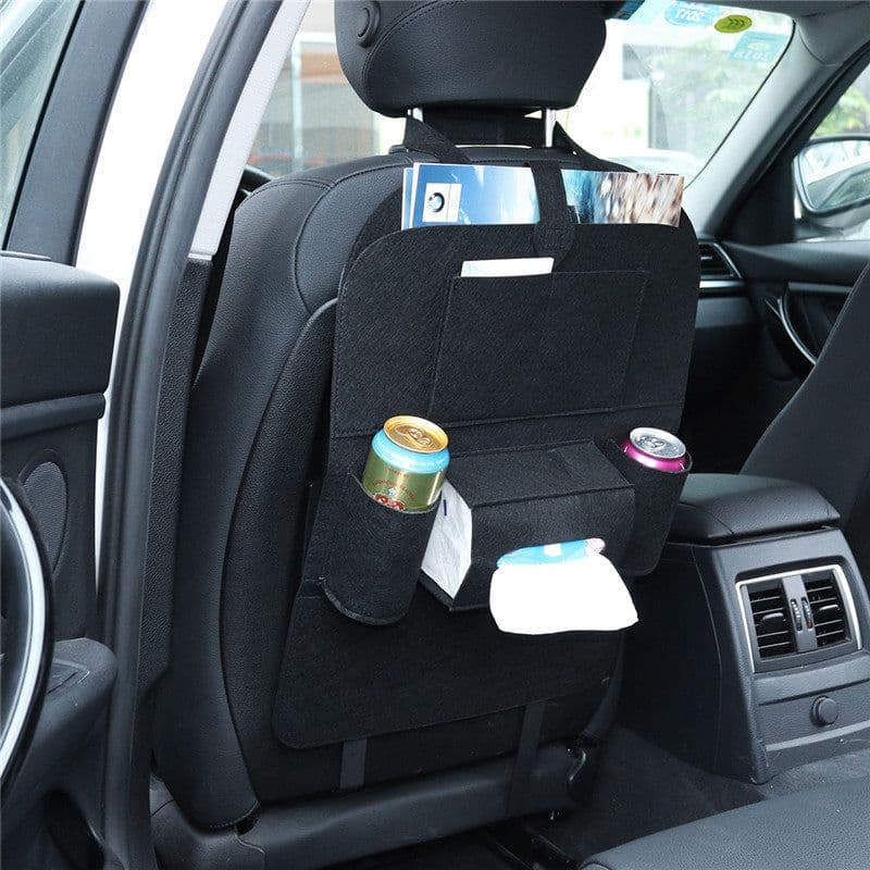 image-Car Back Seat Storage Bag Car Seat Cover Organizer Holder