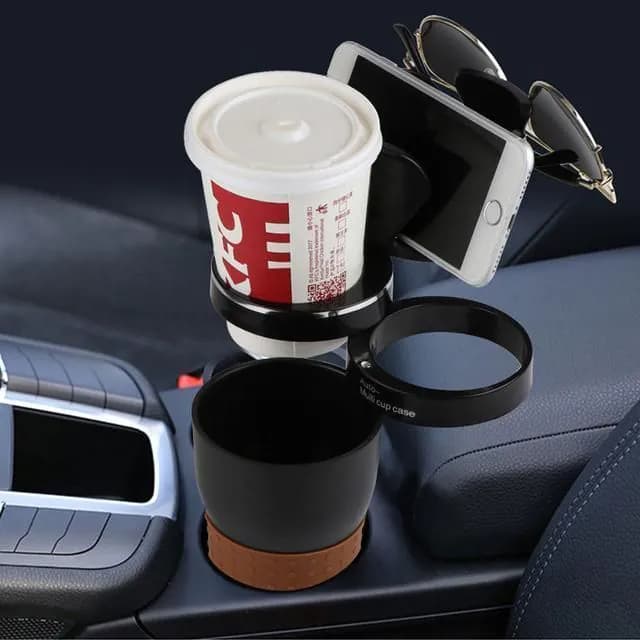 image-Car Cup Holders Car-styling Car Truck Drink Water Cup Bottle Can Holder Door Mount Stand ABS Rubber Drinks Holders