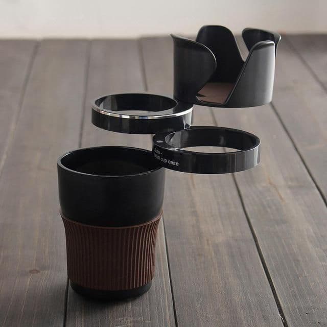 image-Car Cup Holders Car-styling Car Truck Drink Water Cup Bottle Can Holder Door Mount Stand ABS Rubber Drinks Holders