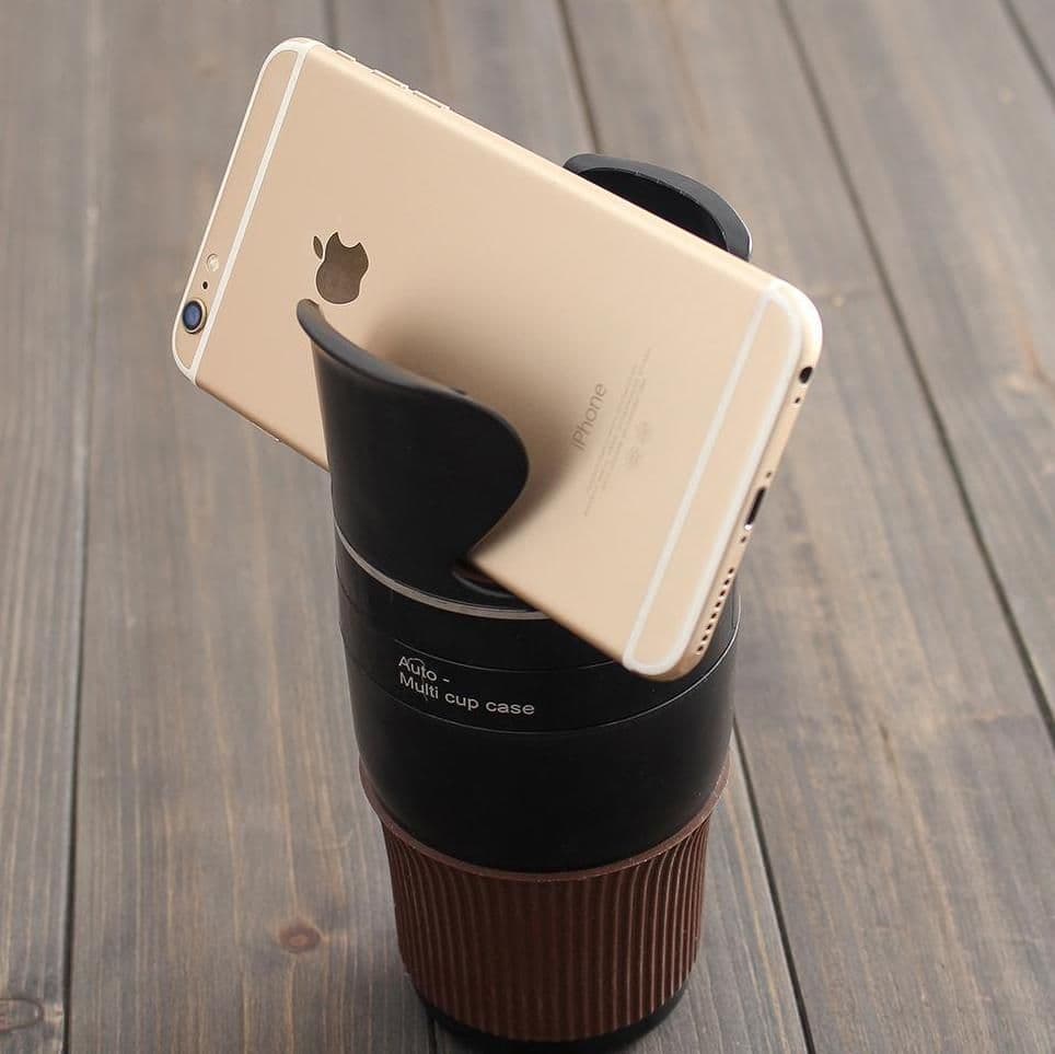 image-Car Cup Holders Car-styling Car Truck Drink Water Cup Bottle Can Holder Door Mount Stand ABS Rubber Drinks Holders