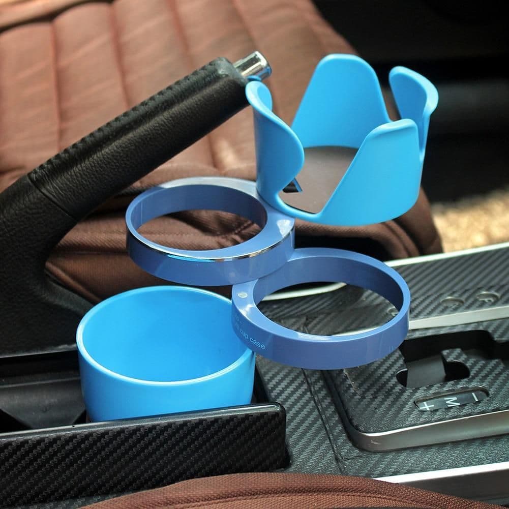 image-Car Cup Holders Car-styling Car Truck Drink Water Cup Bottle Can Holder Door Mount Stand ABS Rubber Drinks Holders