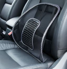 image-Top Quality Black Mesh Lumbar Brace Support Home Office Car Seat Chair Cushion