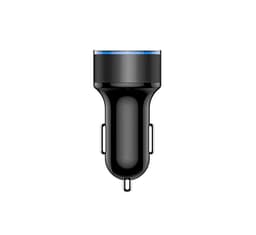 image-Car Charger 5V 3.1A With LED Display Universal Dual Usb Phone Car-Charger