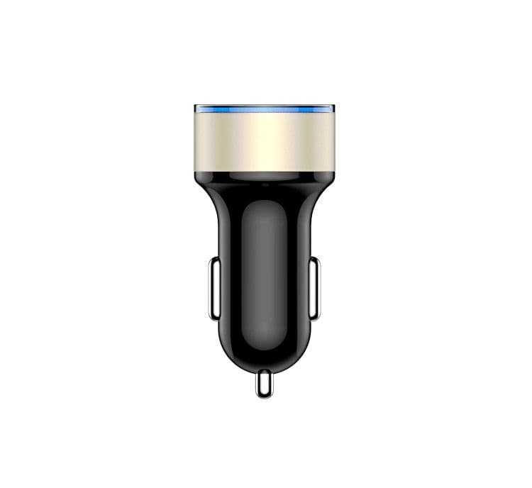 image-Car Charger 5V 3.1A With LED Display Universal Dual Usb Phone Car-Charger
