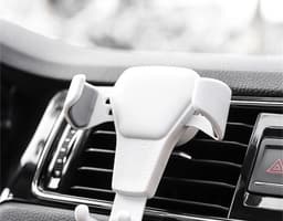 image-Car Phone Holder For Phone In Car Air Vent Mount Stand No Magnetic Mobile Phone Holder Universal Gravity Smartphone Cell Support