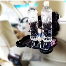image-Child Car Seat Table Car Seat Tray Storage Kids Toy Food Water Holder Children Portable Table For Car Baby Food Desk ABS