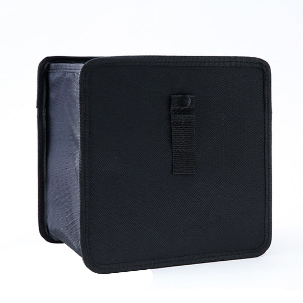 image-Practical Foldable oxford car storage bag for toys clothes seat buckles wastebasket SUV Trunk Organizer for car Garbage bag