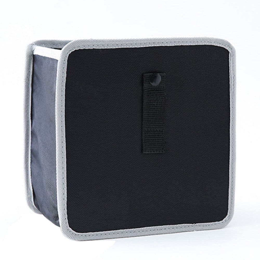 image-Practical Foldable oxford car storage bag for toys clothes seat buckles wastebasket SUV Trunk Organizer for car Garbage bag