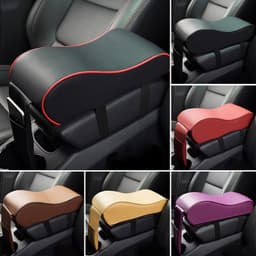 image-New Leather Car Armrest Pad Universal Auto Armrests Car Center Console Arm Rest Seat Box Pad Vehicle Protective Car Styling