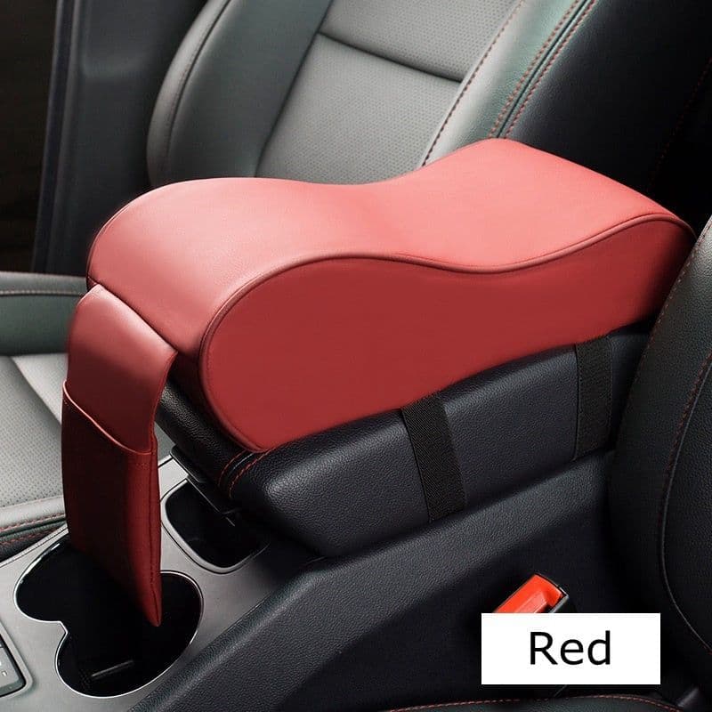 image-New Leather Car Armrest Pad Universal Auto Armrests Car Center Console Arm Rest Seat Box Pad Vehicle Protective Car Styling