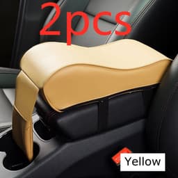 image-New Leather Car Armrest Pad Universal Auto Armrests Car Center Console Arm Rest Seat Box Pad Vehicle Protective Car Styling