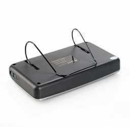 image-Wireless Bluetooth Car Kit Set Handsfree Speakerphone V4.0 Multipoint Sun Visor Speaker for Phone Smartphones Car Charger