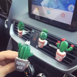 image-Car Air Freshener Plants Perfume Vent Outlet Air Conditioning Fragrance Clip Cute Creative Ornaments Interior Auto Accessories