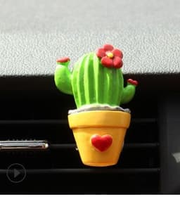 image-Car Air Freshener Plants Perfume Vent Outlet Air Conditioning Fragrance Clip Cute Creative Ornaments Interior Auto Accessories