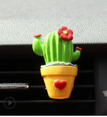 image-Car Air Freshener Plants Perfume Vent Outlet Air Conditioning Fragrance Clip Cute Creative Ornaments Interior Auto Accessories
