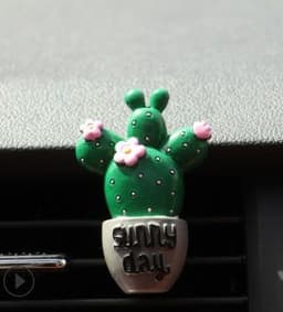 image-Car Air Freshener Plants Perfume Vent Outlet Air Conditioning Fragrance Clip Cute Creative Ornaments Interior Auto Accessories