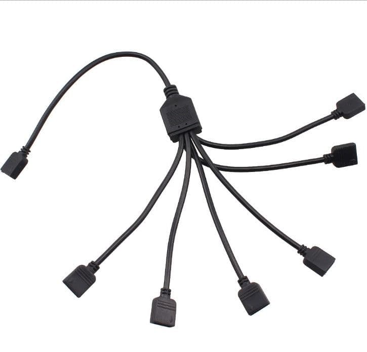 image-Automobile and motorcycle modified universal one for six LED remote control lights RGB atmosphere lights decorative lights atmosphere lights car decoration