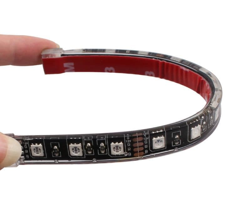 image-Automobile and motorcycle modified universal one for six LED remote control lights RGB atmosphere lights decorative lights atmosphere lights car decoration