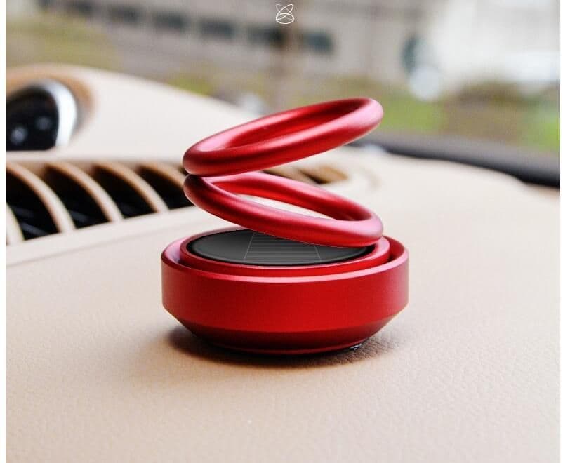 image-Solar Auto Rotation Car Air Freshener Perfume Seat