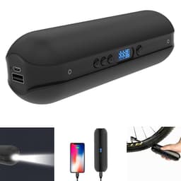 image-Bike Electric Inflator Bicycle Cycle Air Pressure Rechargeable Cordless Tire Road Bike Car Air Inflator 150PSI