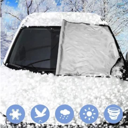 image-Car Windshield Snow Cover Ice Removal Wiper Visor Protector
