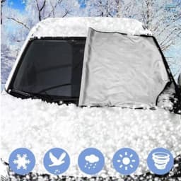 image-Car Windshield Snow Cover Ice Removal Wiper Visor Protector