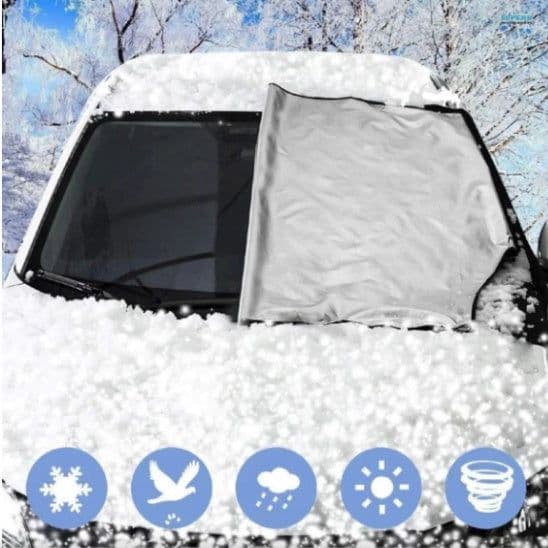 image-Car Windshield Snow Cover Ice Removal Wiper Visor Protector