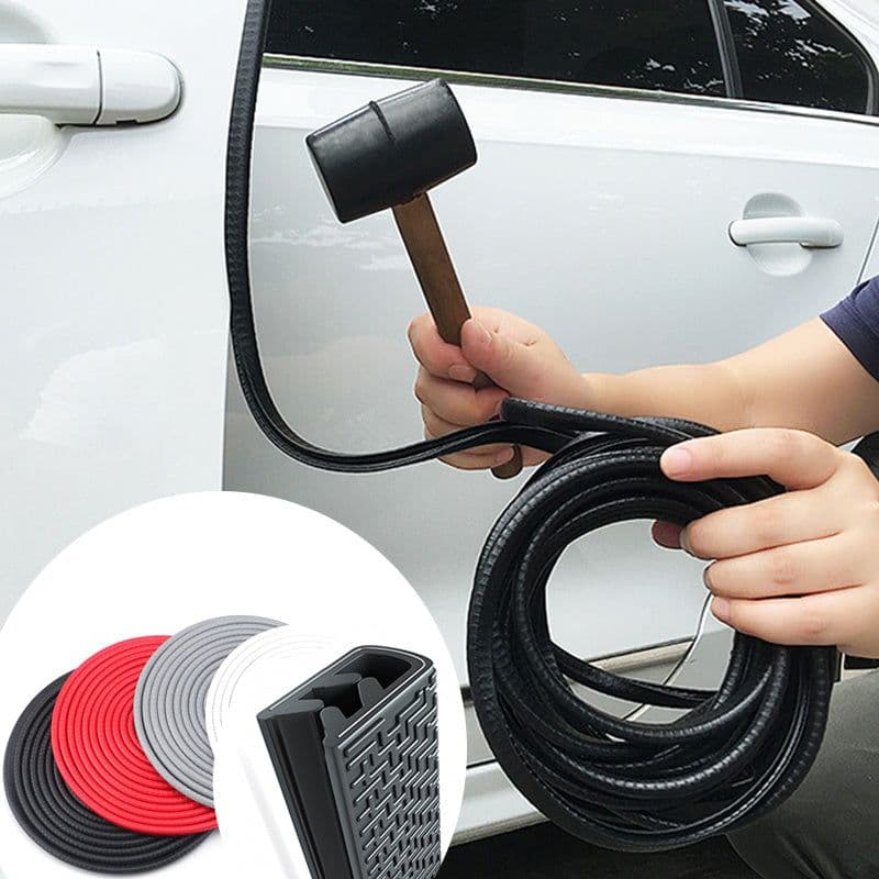 image-Universal Built-in Steel Disc Car Anti Collision Strip Auto Door Edge Scratch Protecter Bumper Strip