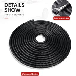 image-Universal Built-in Steel Disc Car Anti Collision Strip Auto Door Edge Scratch Protecter Bumper Strip