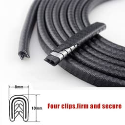 image-Universal Built-in Steel Disc Car Anti Collision Strip Auto Door Edge Scratch Protecter Bumper Strip