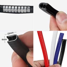 image-Universal Built-in Steel Disc Car Anti Collision Strip Auto Door Edge Scratch Protecter Bumper Strip