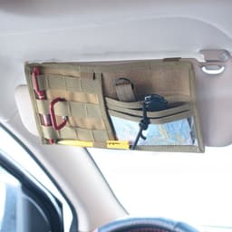 image-Car Sunshade Tactical Storage Bag Visor Panel Holder Car Auto Accessories