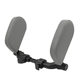 image-Car headrest pillow Sleep Adjustable Side Car Soft Travel Seat Headrest Auto Leather Support Neck Pillow Cushion car accessories