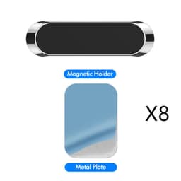 image-F6 Strip Plate Magnetic Car Phone Holder Stand Magnet Holder For Phone In Car Mount Holder